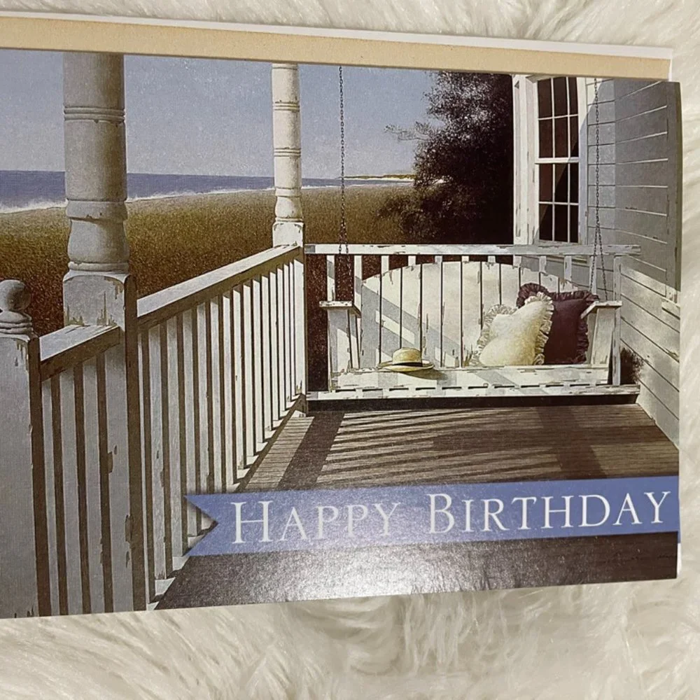 4 Birthday Card bundle with matching print envelopes